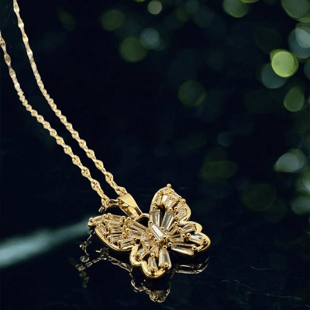Collier « Papillion D’or »
